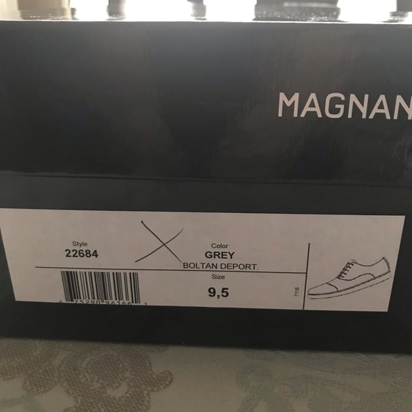 Magnanni shoes size 9.5M color Gray and white - Picture 9 of 10